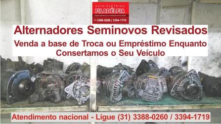 Estoque de Alternadores Novos e Seminovos da Auto Eltrica Filadlfia em Belo Horizonte